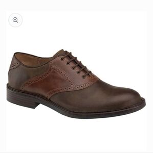 Johnson & Murphy Mens "Tabor" Saddle Oxford, Size 10